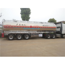 Remolque cisterna de combustible de aleación de aluminio de 33.6 toneladas